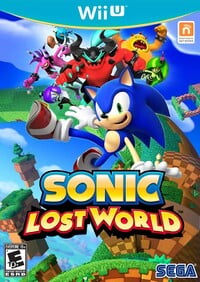 The North American Wii U box art for Sonic Lost World.