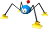 Model of the Skeeter enemy from Super Mario 64 DS.