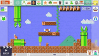 Six of the course themes used in Super Mario Maker.