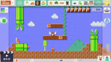 Six of the course themes used in Super Mario Maker.