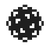 Sprite of the icon for a Spike Ball in the Super Mario Bros. 3 style of Super Mario Maker 2. It appears in the user-interface for editing mode.