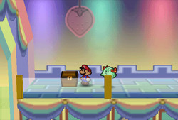 Fourth Treasure Chest in Shy Guy's Toy Box of Paper Mario.