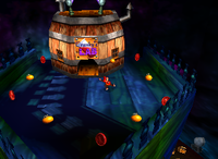 A set of red Banana Coins in Gloomy Galleon.