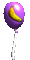 A purple Banana Balloon from Donkey Kong 64.