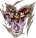 Artwork of Diddy Kong from Mario Strikers Charged