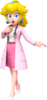 Artwork of Dr. Peach from Dr. Mario World