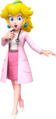 Artwork of Dr. Peach from Dr. Mario World