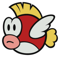 Legendary Cheep Cheep in Paper Mario: The Origami King