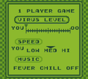 The image for "Selection Screen" from Dr. Mario for Game Boy on Nintendo Music.