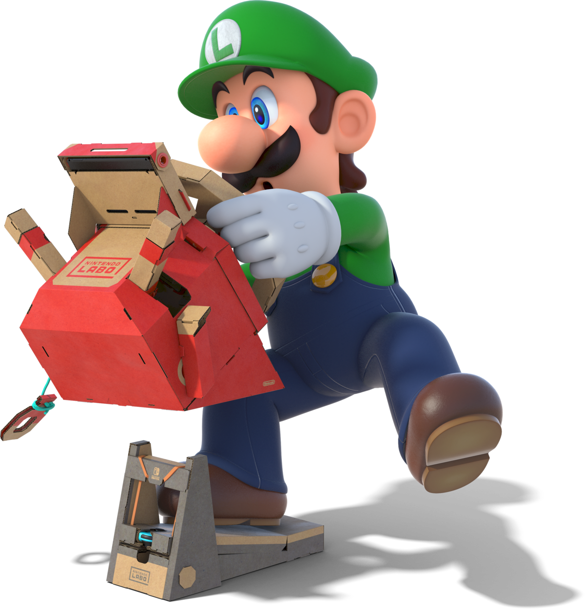 FileNintendo Labo x Mario Kart 8 Deluxe (Luigi).png Super Mario Wiki