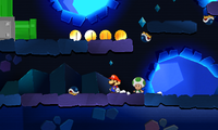 Screenshot of Hither Thither Hill in Paper Mario: Sticker Star