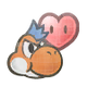 Yoshi Kid's health icon (orange)