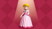 Vertical-Stripes Dress in Princess Peach: Showtime!