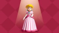 Vertical-Stripes Dress in Princess Peach: Showtime!