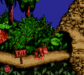 Donkey Kong at the level exit in the Game Boy Color version