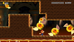 Zigzag Lava Bubbles from Super Mario Maker