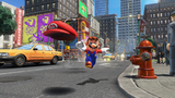 Mario throws Cappy.