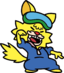 Artwork of Spitz for WarioWare Gold