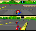 Donkey Kong Jr. and Mario in the go-kart