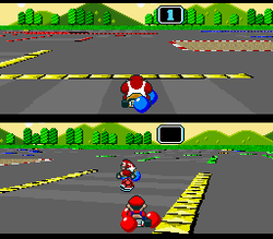 Super Mario Kart's Battle Mode