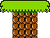 Sprite of an island in the ground-theme palette from Super Mario Bros.: The Lost Levels.