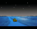 Dribble's taxi beginning to fly to space