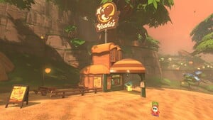 A Yoshi's location in Mario Kart World