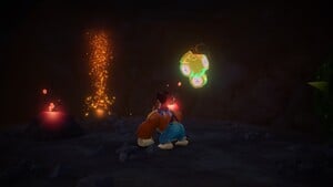 Screenshot of a Glitzoid from Donkey Kong Bananza
