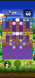 Stage 275 from Dr. Mario World