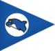 Flag for Dr. Dolphin in Dr. Mario World