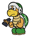 A Hammer Bro in Paper Mario: The Origami King