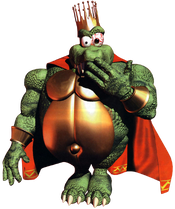 King K. Rool's older design (left) and his current design (right)