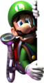 Luigi looking around a corner