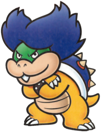Artwork of Ludwig von Koopa from a Nintendo coloring book. The coloring book was included in the July 2015 edition of Japan's TV Video Game Magazine to commemorate the 30th anniversary of Super Mario Bros..