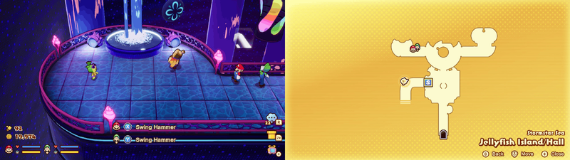 Second Hidden Block in Jellyfish Island from Mario & Luigi: Brothership