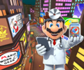 The course icon of the R variant with Dr. Mario