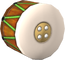 The Drum_Brown tires from Mario Kart Tour