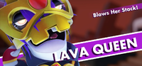 Lava Queen splash screen from Mario + Rabbids Kingdom Battle