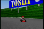 Mario racing on this course in the demo movie.