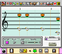 Music Mode in Mario Paint.