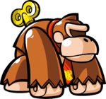 Artwork of Mini Donkey Kong from Mario vs. Donkey Kong 2: March of the Minis (later reused in Mario vs. Donkey Kong: Mini-Land Mayhem!)