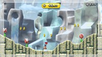 Screenshot of Mario in Swing Into Action, a Time Attack Challenge Mode in New Super Mario Bros. U