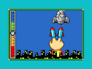 The microgame Picket Ship from WarioWare: D.I.Y. Showcase