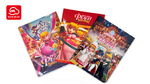 Princess Peach: Showtime!-themed folders made as My Nintendo rewards