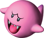 Artwork of a Red Boo from Mario Party 6