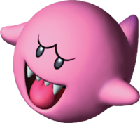 Artwork of a Red Boo from Mario Party 6