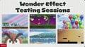 Image from GDC 2024 showing Wonder Effects in the testing phase