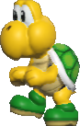 A green Koopa Troopa in the New Super Mario Bros. U style of Super Mario Maker