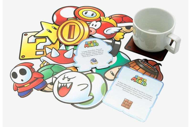File:Super Mario Fun Fact Coasters Pile.jpg - Super Mario Wiki, the ...