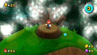 The graphical lighting issue that occur under the Big Tree's canopy